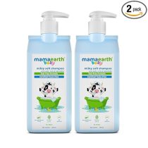 Mamaearth Milky Soft Shampoo For Babies | Infused with Oats, Milk and Calendula | Gently Cleanses Hair, Balances Scalp pH & Makes Hair Soft & Smooth