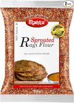 Manna Sprouted Ragi Flour, 1Kg | Natural Sprouted Finger Millet Flour | Nachni Atta | Kelvaragu Flour | Rich in Calcium & Protein 500g (Pack of 2)